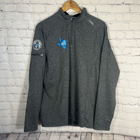 UNRL Golf  Men’s Quarter zip Long Sleeve Performance Pullover Size Large L - Picture 1 of 7